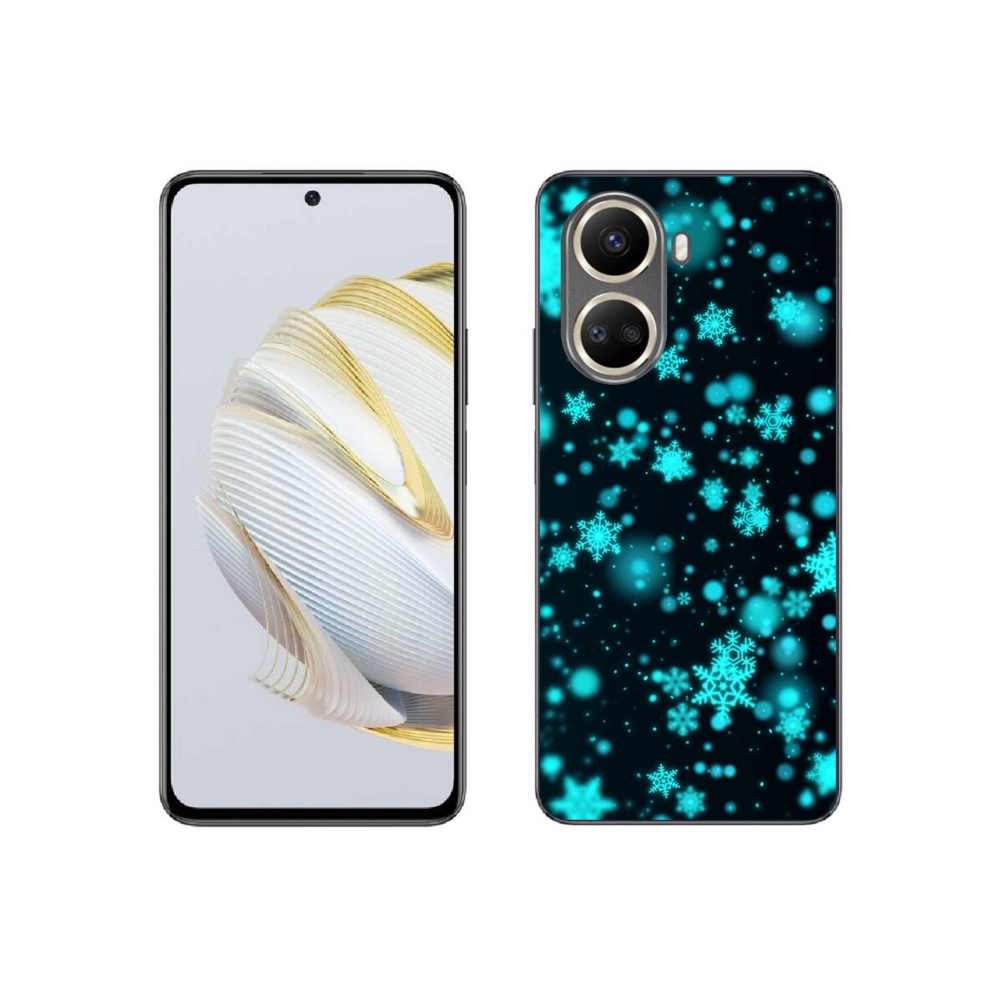 Gél borítás mmCase a Huawei Nova 10 SE-hez - hópelyhek 1