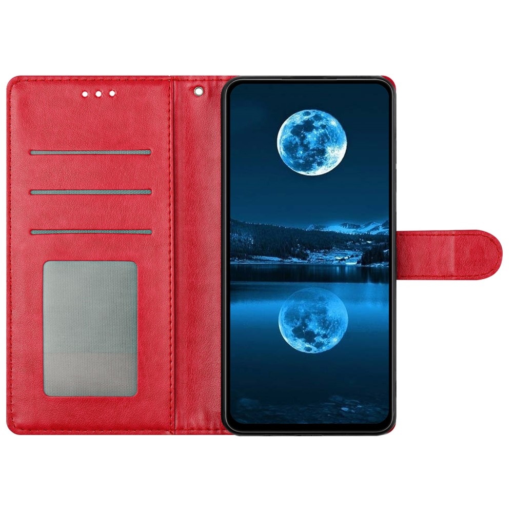 Vérrögök könyv tok Xiaomi Redmi Note 14 Pro 5G/Poco X7 5G - rózsa
