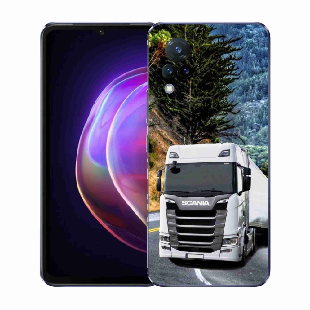 Gél borító mmCase a Vivo V21 4G/5G készülékhez - teherautó 1