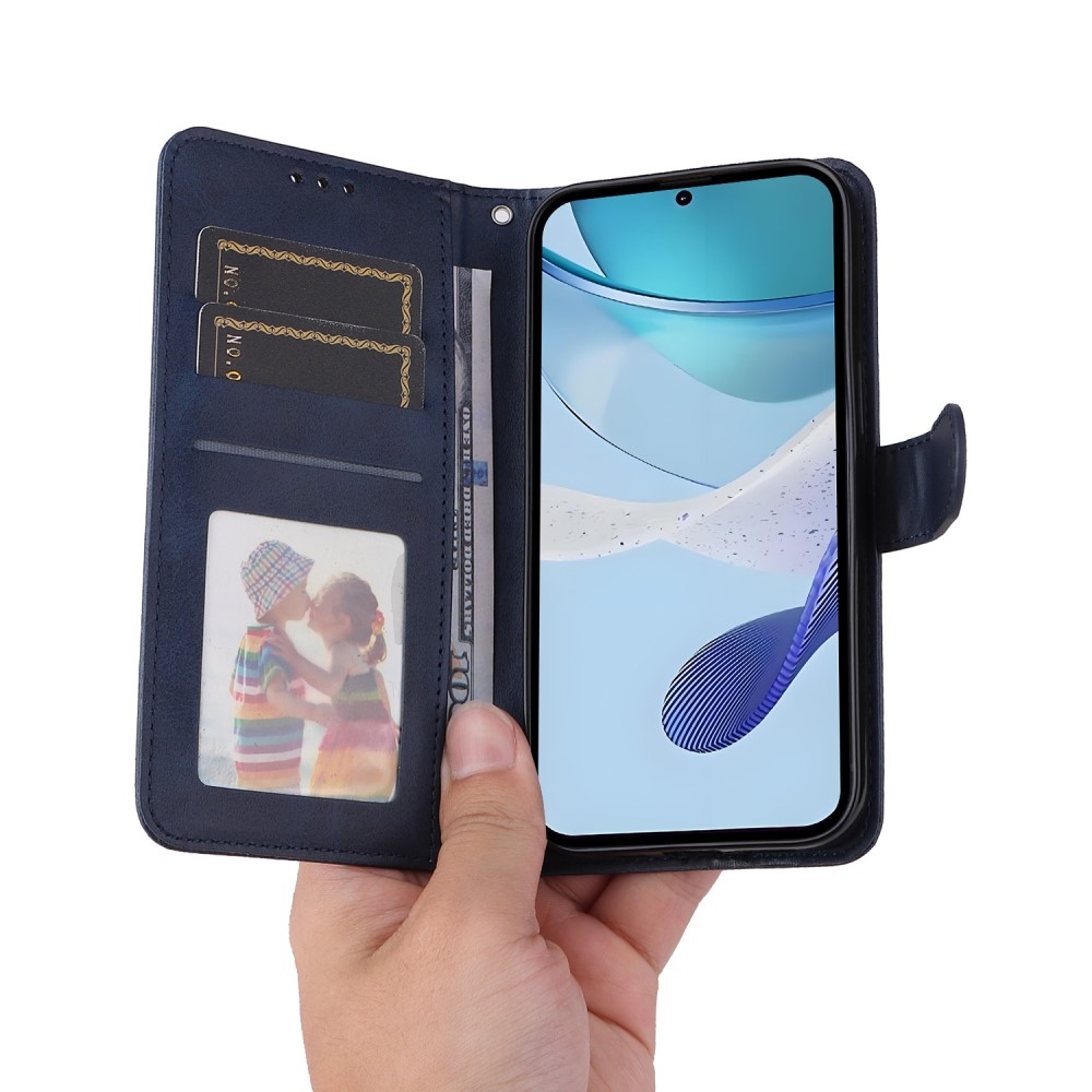 Könyvtáska a Realme 14x 5G/Realme C75 készülékhez - kék