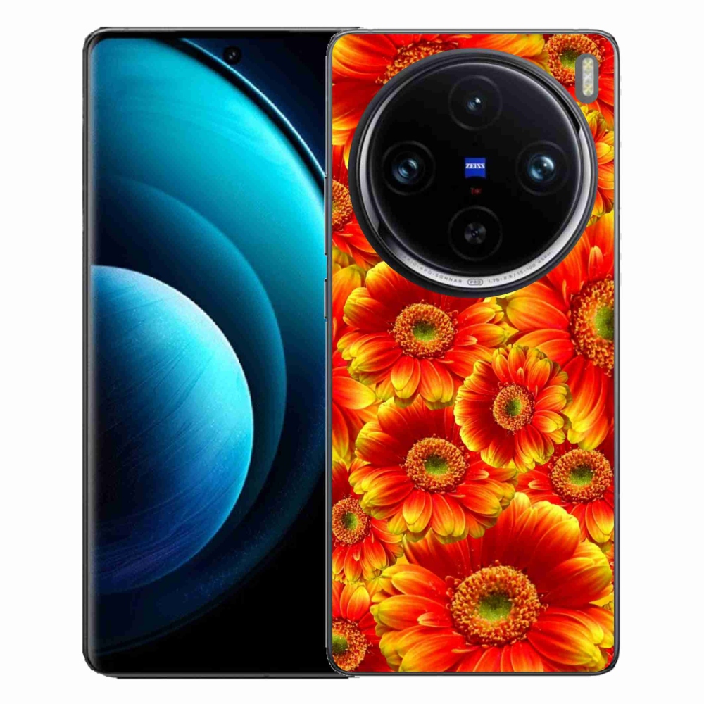 Zselés borítás mmCase a Vivo X100 Pro 5G készülékhez - gerbera 1