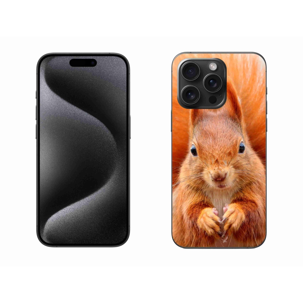 Gél védőburkolat mmCase iPhone 15 Pro Max készülékhez - mókus