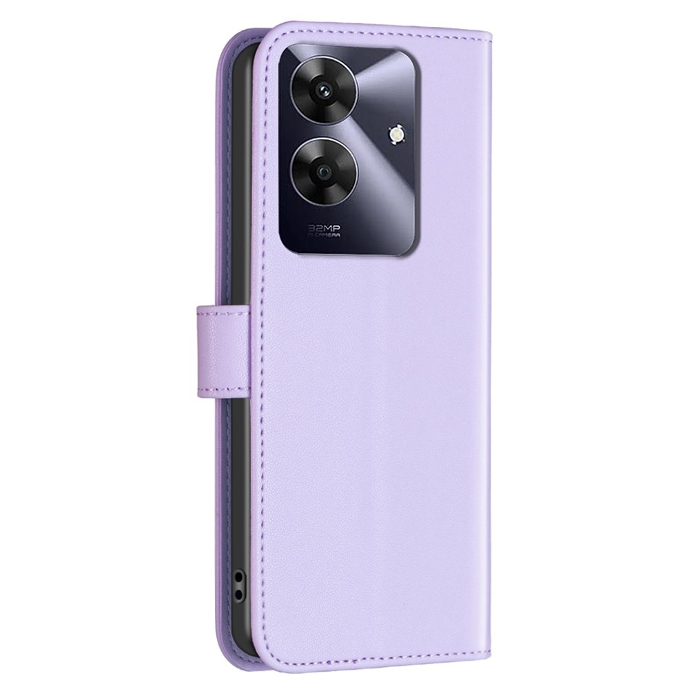 BNF könyvtáska Realme Note 60-hoz - világos lila
