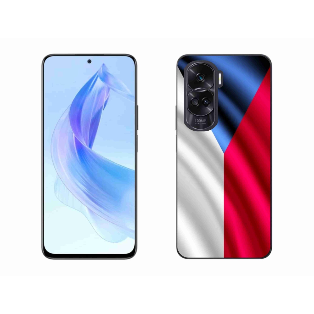 Zselés borítás mmCase a Honor 90 Lite számára - cseh zászló