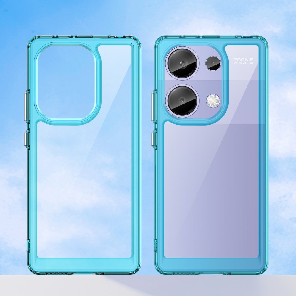 Gél tok rögzített hátlappal Xiaomi Redmi Note 13 Pro 4G/Poco M6 Pro - világoskék színű