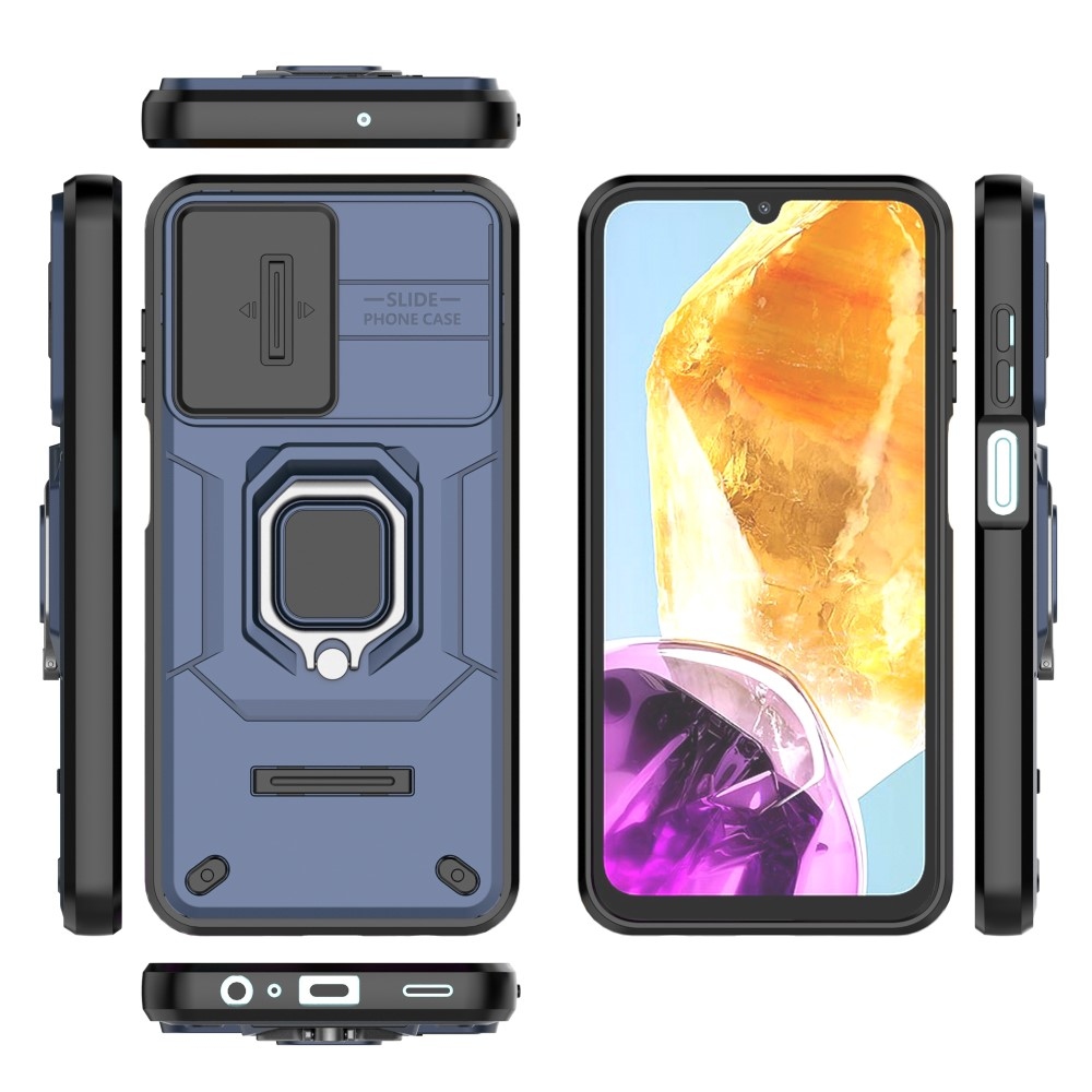 Lencseálló hibrid borítás Samsung Galaxy M15 5G készülékhez - kék