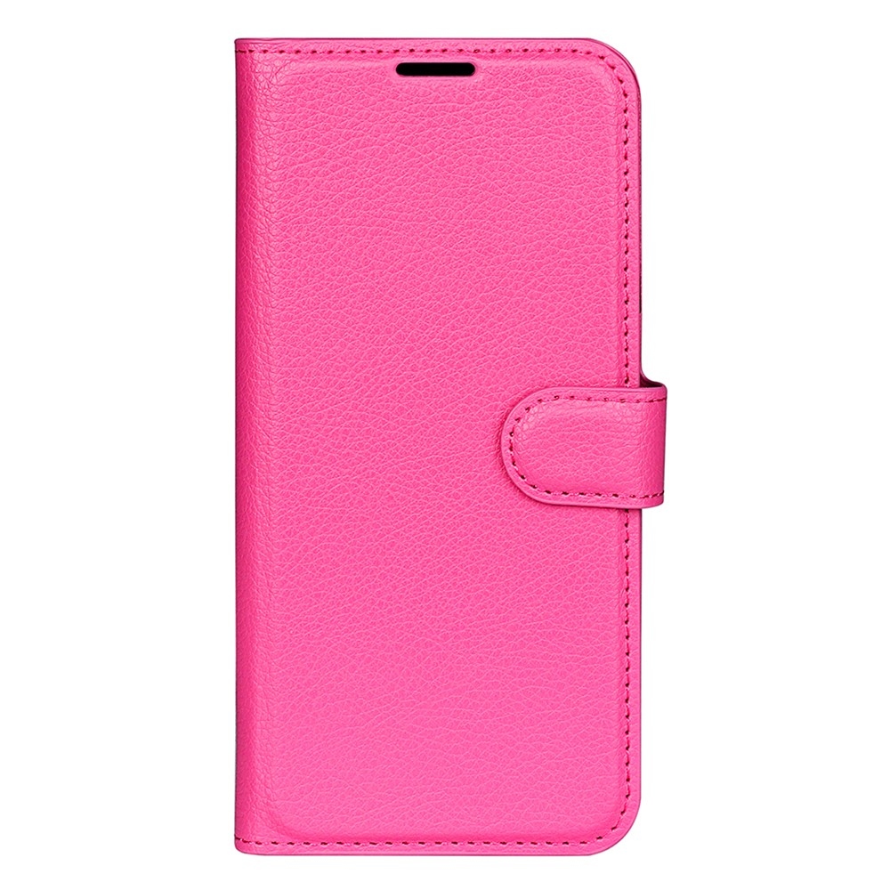 Litchi könyv tok Xiaomi Redmi Note 14 Pro 5G/Poco X7 5G - rózsa