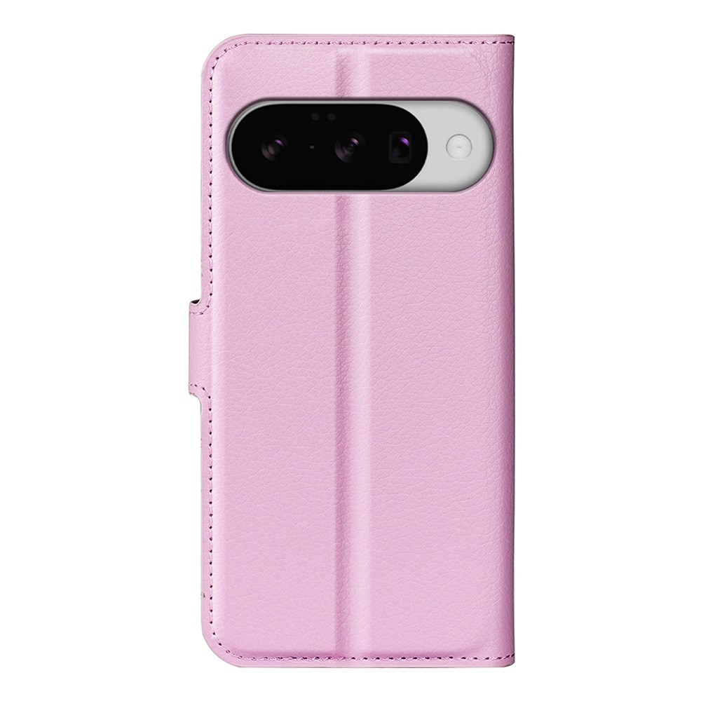 Litchi könyvtáska Google Pixel 10 - rózsaszínű