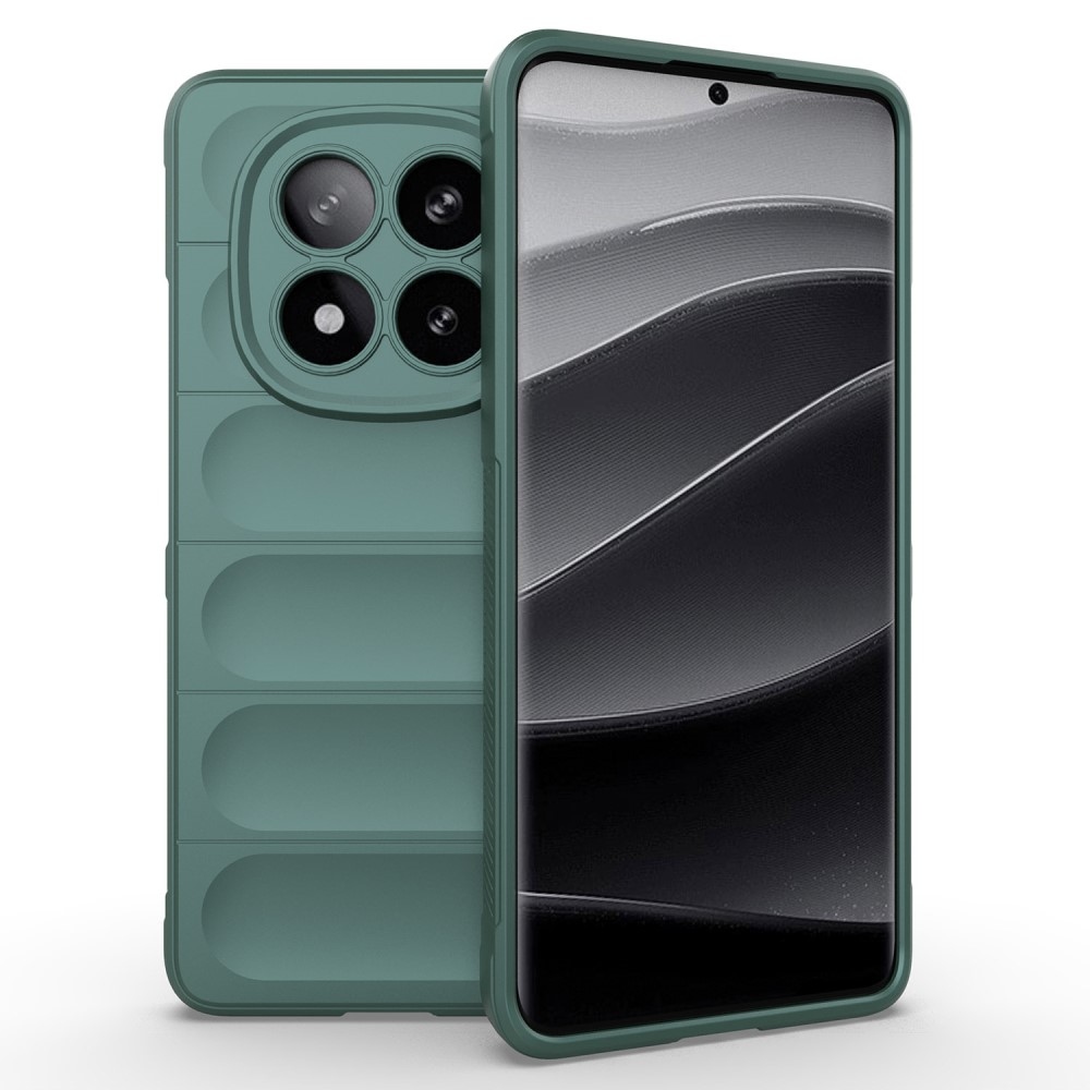 Rugg tartós zselés tok Xiaomi Redmi Note 14 Pro+ 5G - zöld