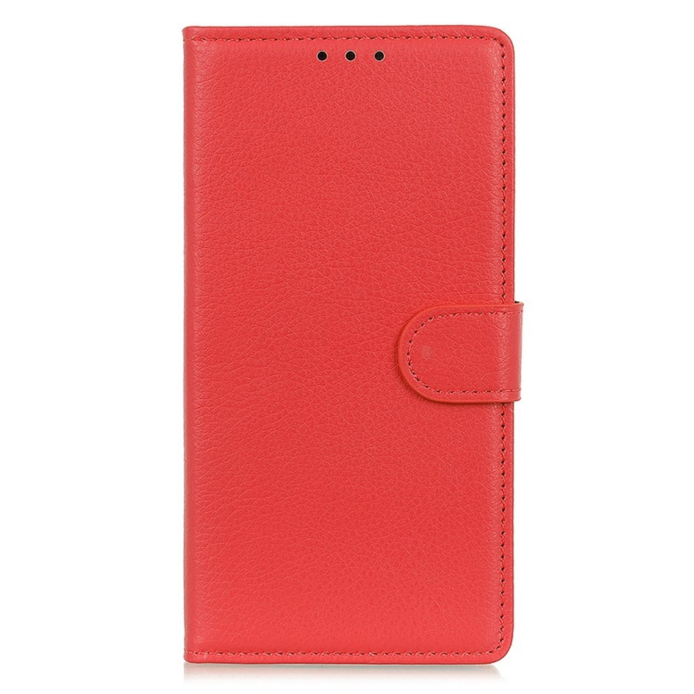 Litchie könyvtáska Samsung Galaxy A56 5G - piros