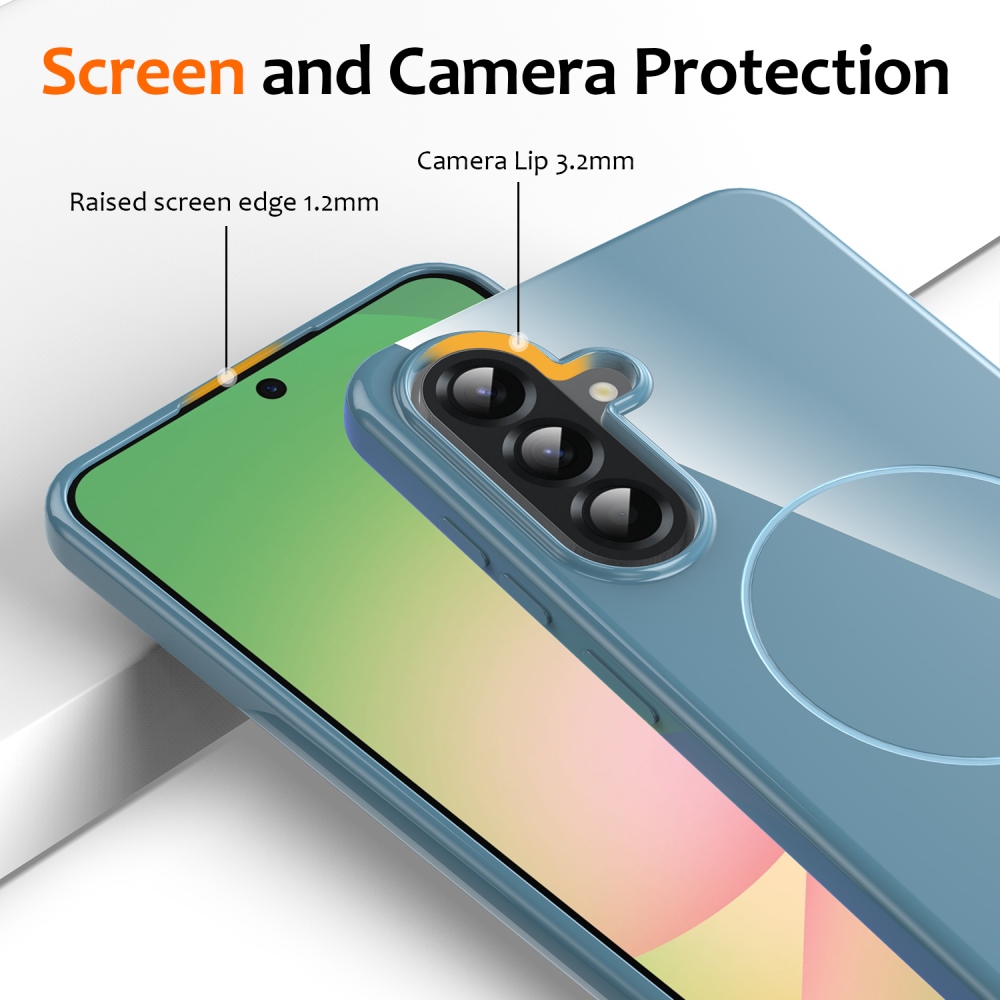 MagSafe zselés tok Samsung Galaxy A17 5G készülékhez - kék