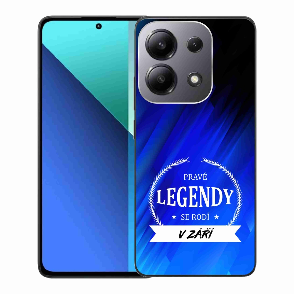 Gél borítás mmCase a Xiaomi Redmi Note 13-on - Legendák szeptemberi kék háttérrel
