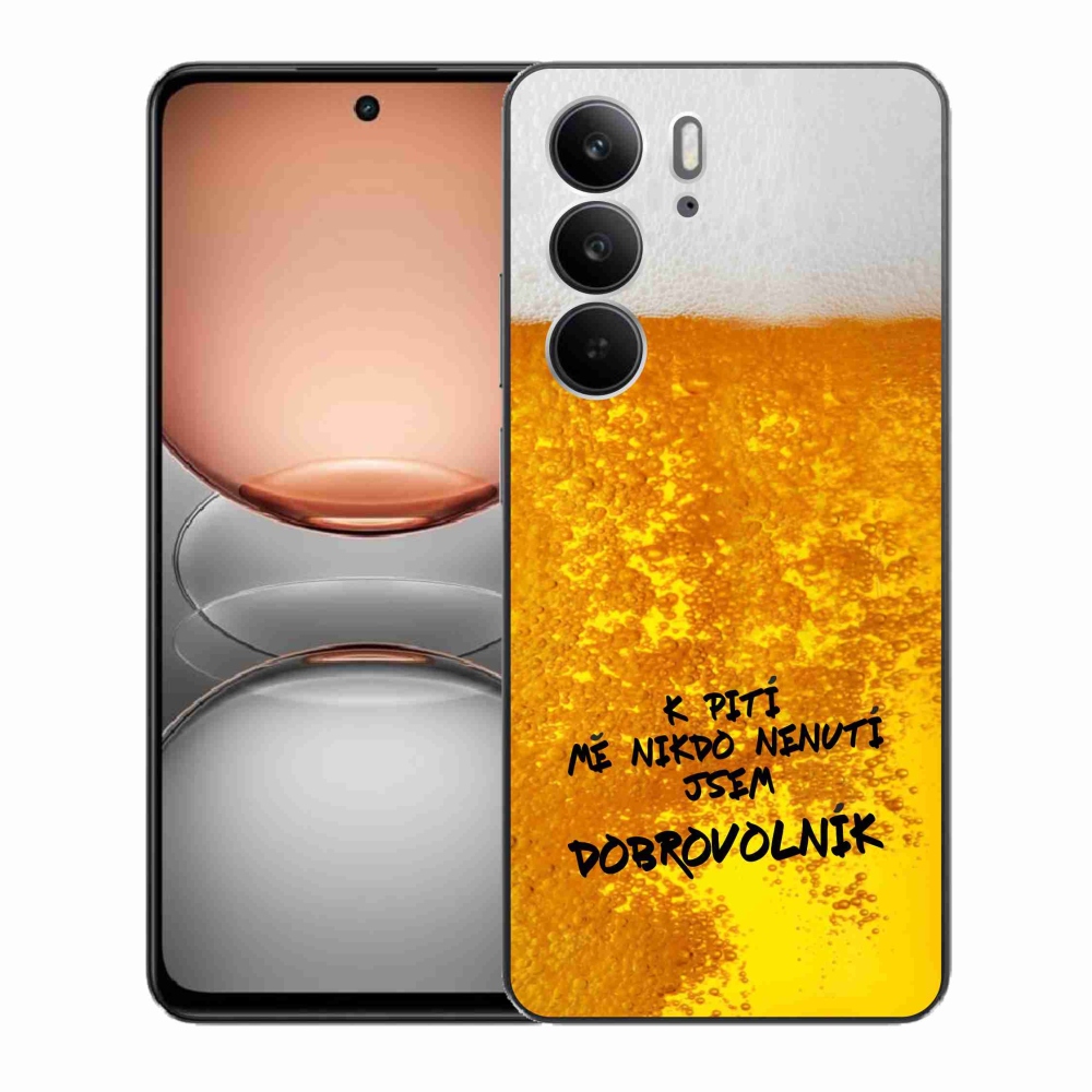 Zselés borítás mmCase a Realme C75 készülékhez - sör motívum 4
