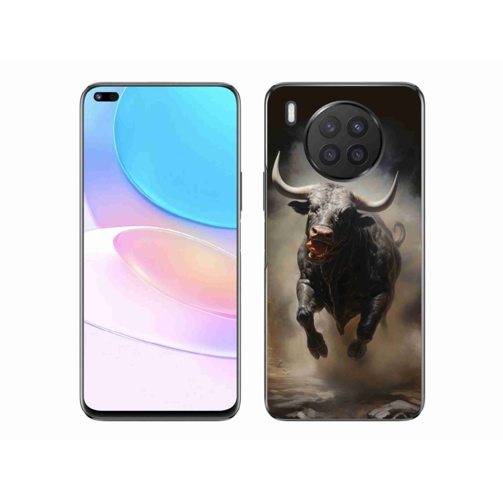 Gél borítás mmCase a Huawei Nova 8i - dühös bika