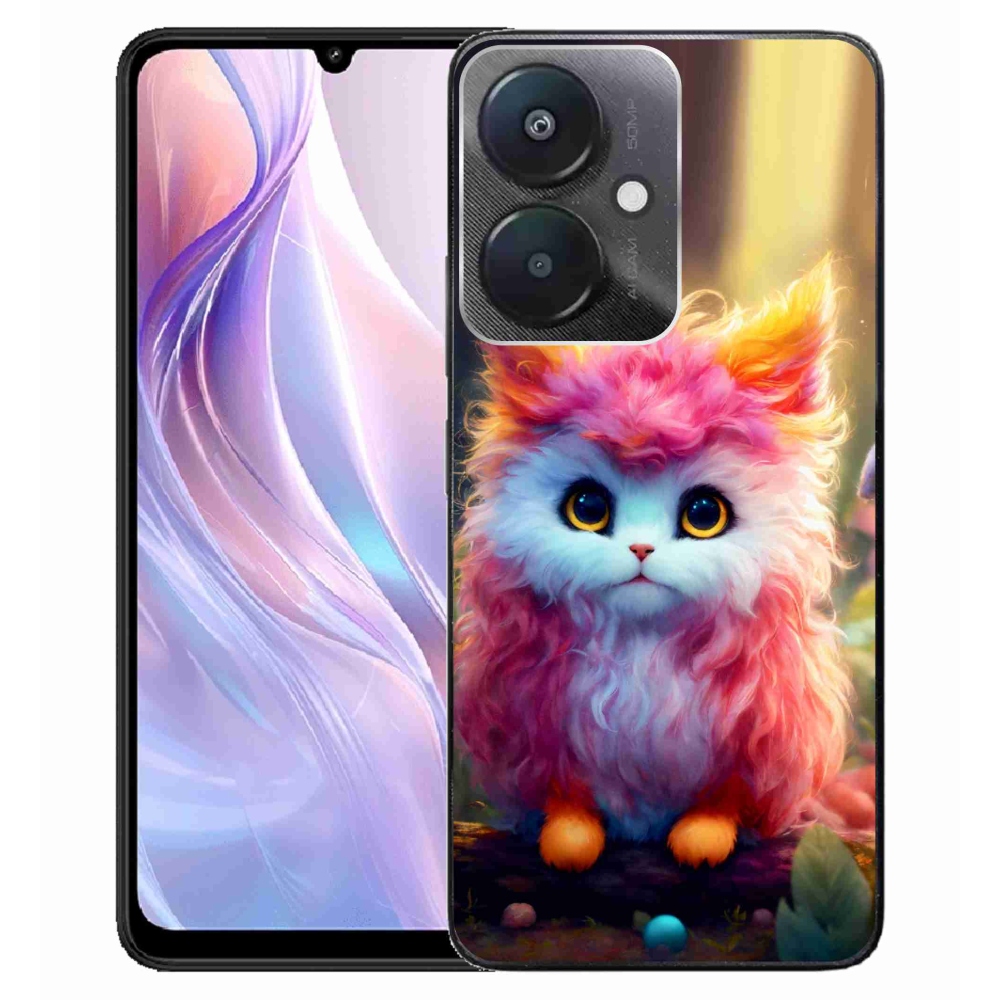 Gél borító mmCase a Xiaomi Redmi 13C 5G számára - aranyos cica 5