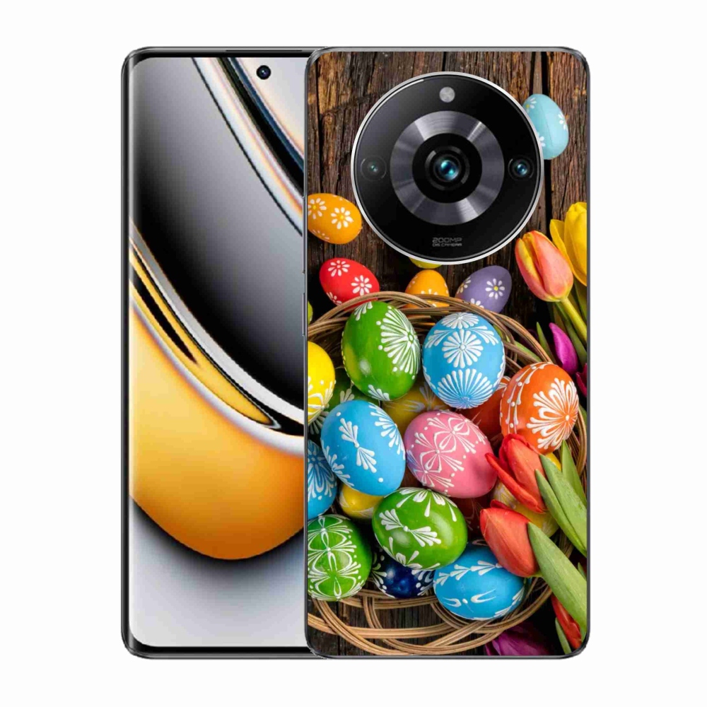 Zselés borítás mmCase a Realme 11 Pro/11 Pro+ készülékhez - Húsvéti tojások