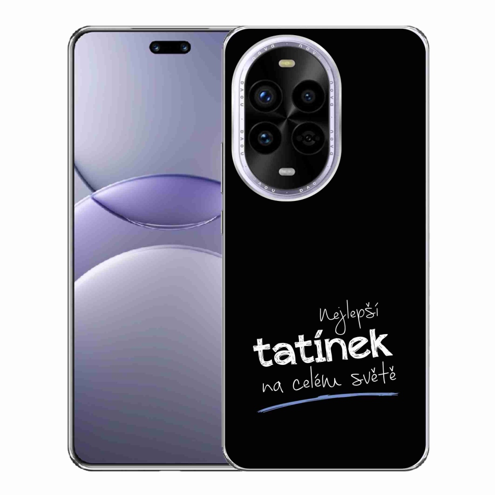 Gél borító mmCase a Huawei Nova 13 Pro 5G-n - legjobb apuci 4 fekete háttérrel