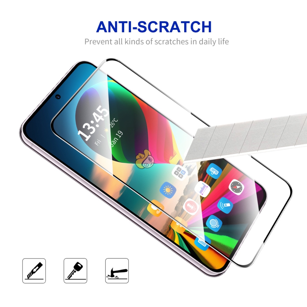 ENK 2.5D teljes képernyő edzett üveg a Samsung Galaxy S25 FE készülékre