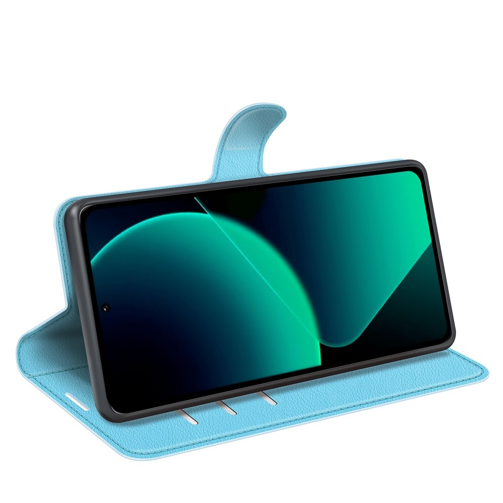 Litchi könyv tok Xiaomi 13T/13T Pro-hoz - kék