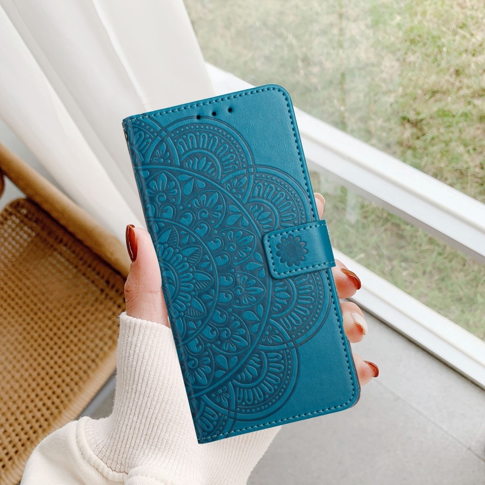 Mandala könyv tok Xiaomi Redmi 13C 5G - kék