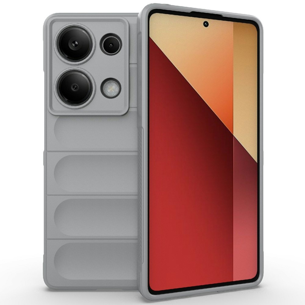 Rugg tartós zselés tok Xiaomi Redmi Note 14S-hez - világosszürke