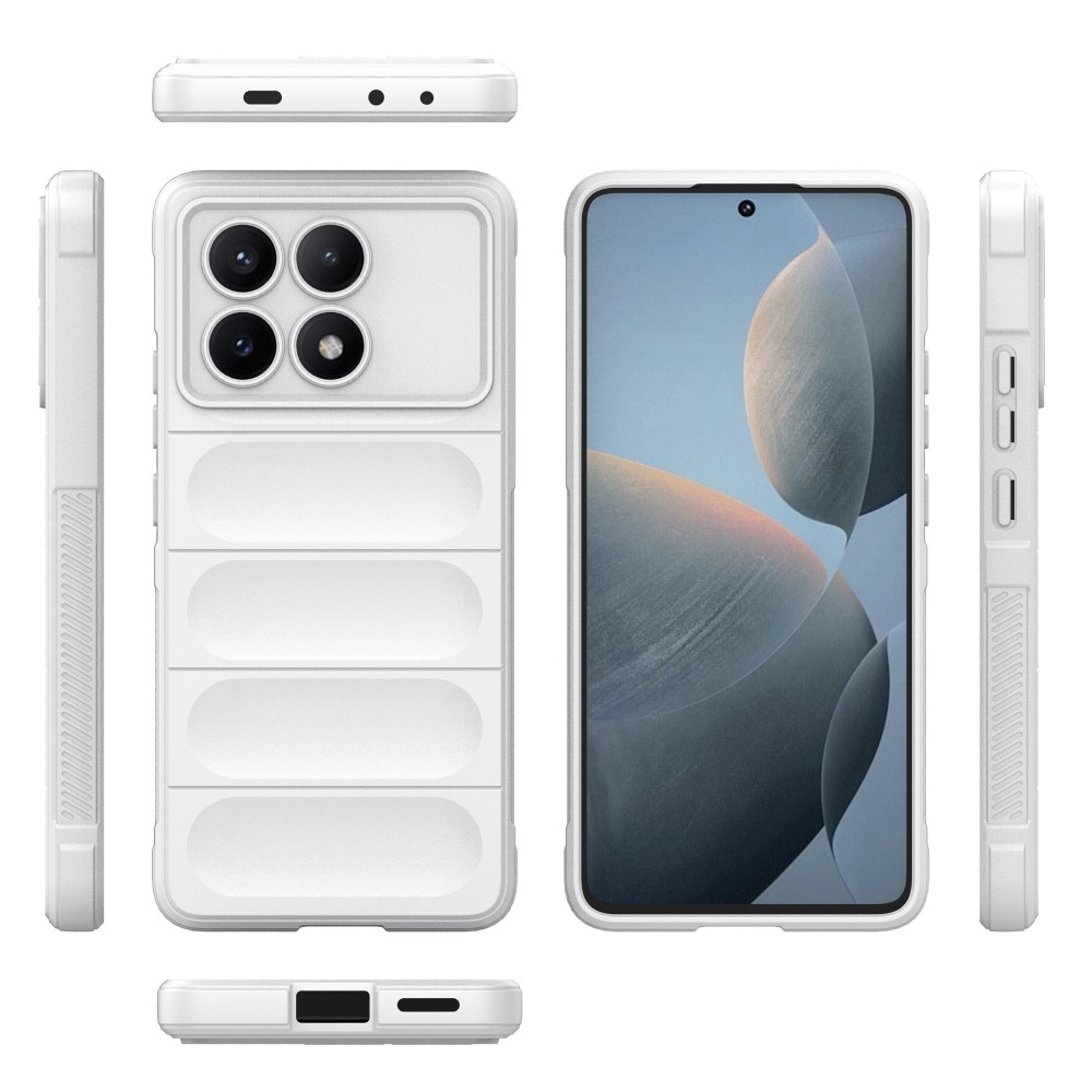 Rugg tartós zselés tok Xiaomi Poco X6 Pro 5G - fehér