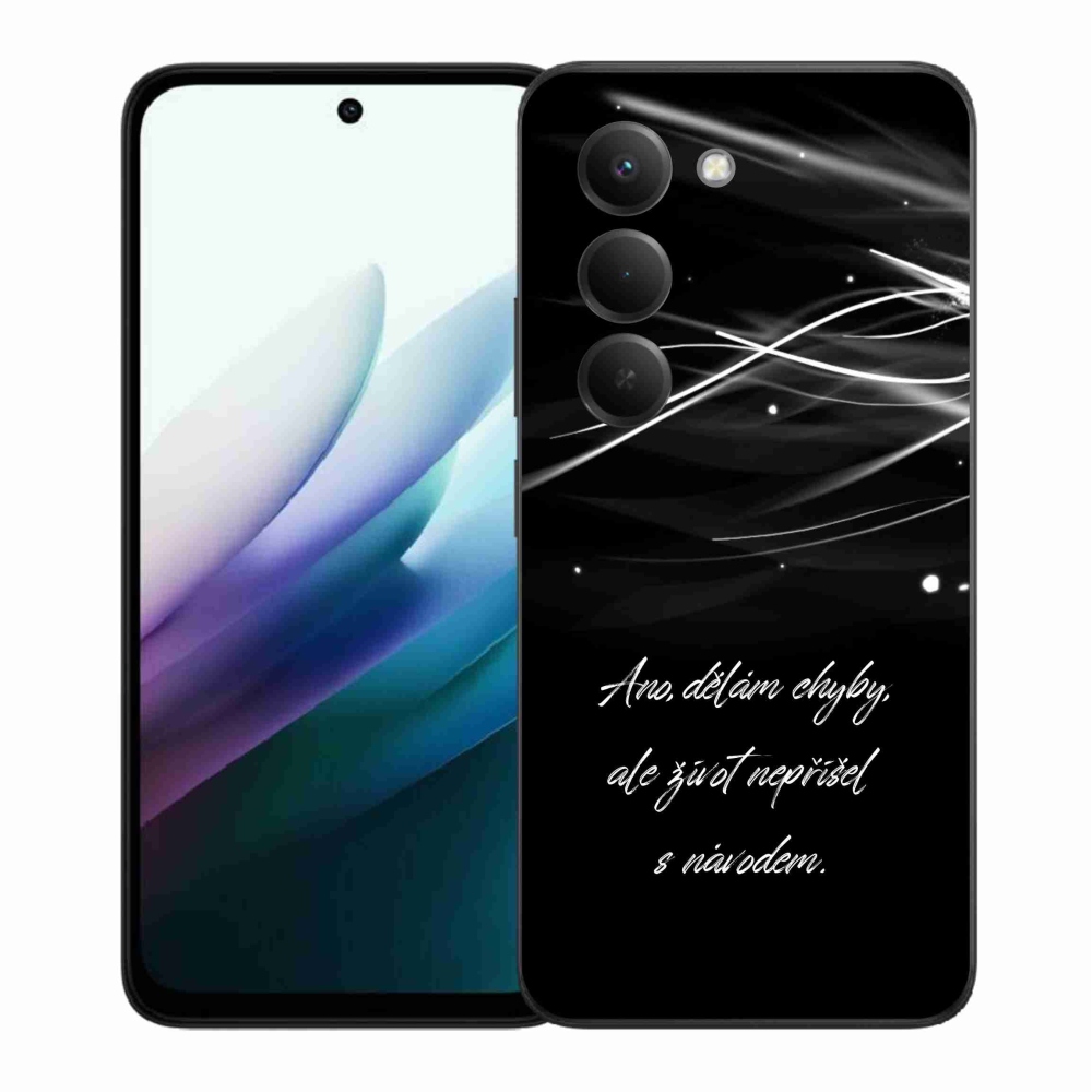 Gél borítás mmCase a Xiaomi Redmi 15 4G/5G (171mm) - idézem fekete háttérrel
