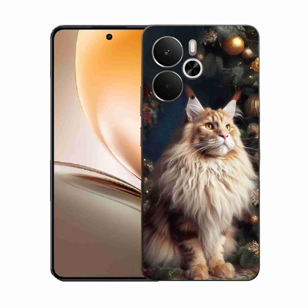 Gél borítás mmCase a Realme 14 5G készülékhez - macska a fánál
