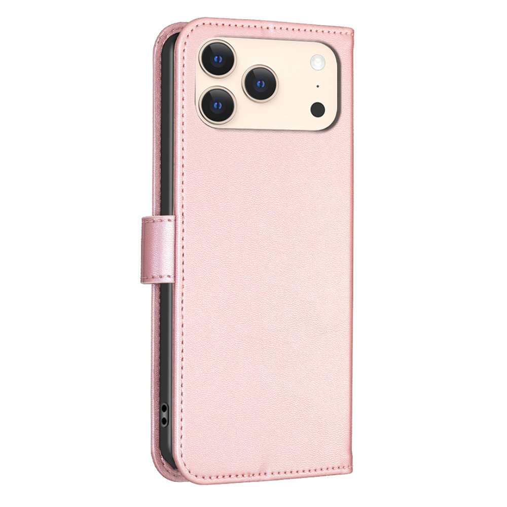 Clover könyv tok iPhone 17 Pro Max készülékhez - rózsaarany