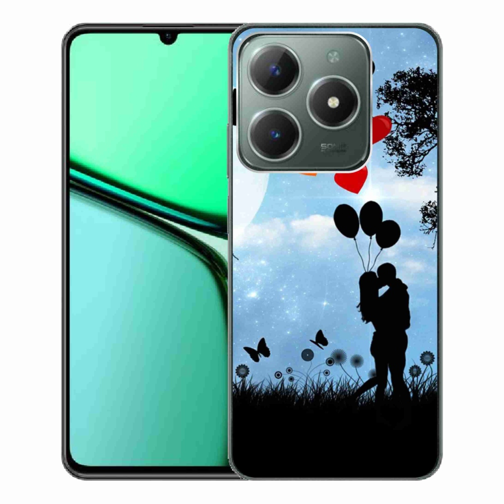 Gél tok mmCase a Realme C61 készülékhez - szerelmes pár