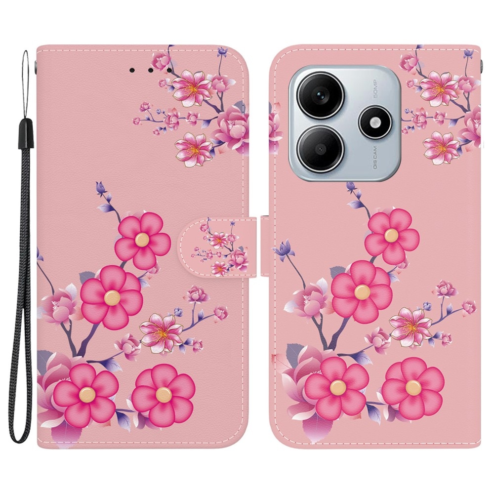 Nyomtatókönyv tok a Xiaomi Redmi Note 14 5G-hez - sakura