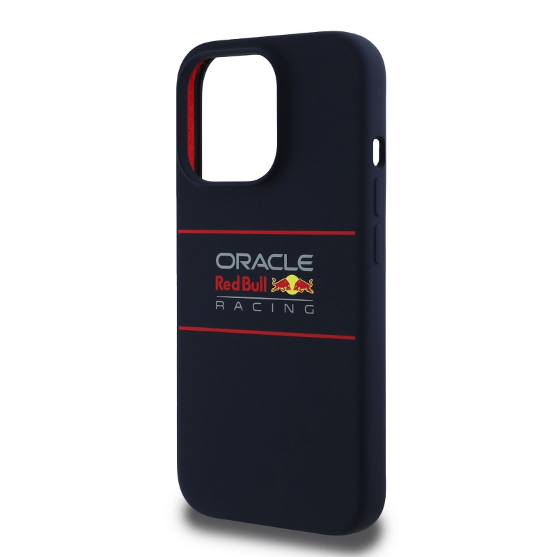 Red Bull szilikon vízszintes logós MagSafe hátlap iPhone 14 Pro tengerészgyalogsághoz