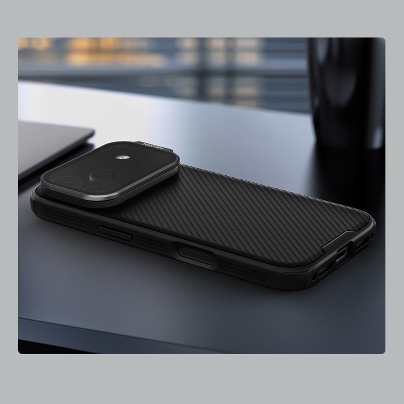 Nillkin CamShield támasz hátsó borítás Apple iPhone 17 Pro Fekete