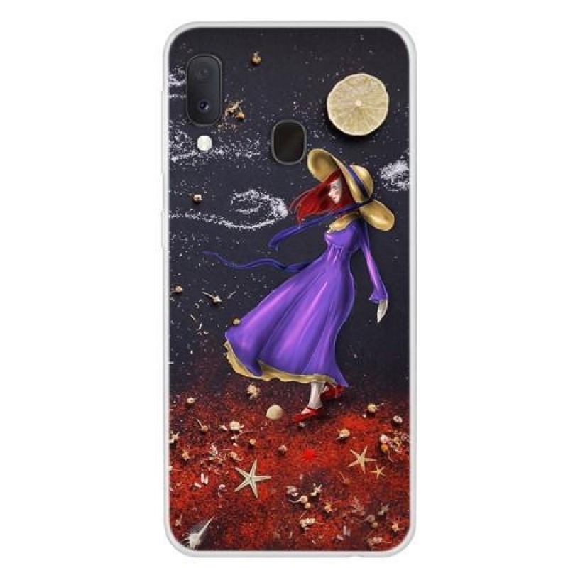 Patt gél tok Samsung Galaxy A20e készülékhez - szépség és csillagok