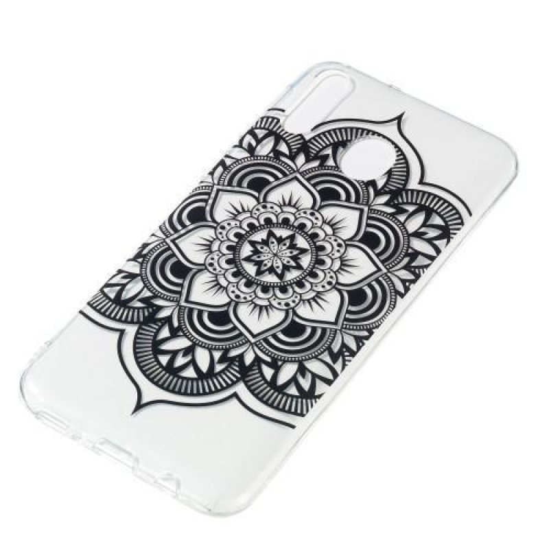 Patt zselés tok mobil Samsung Galaxy M20 - henna virágok