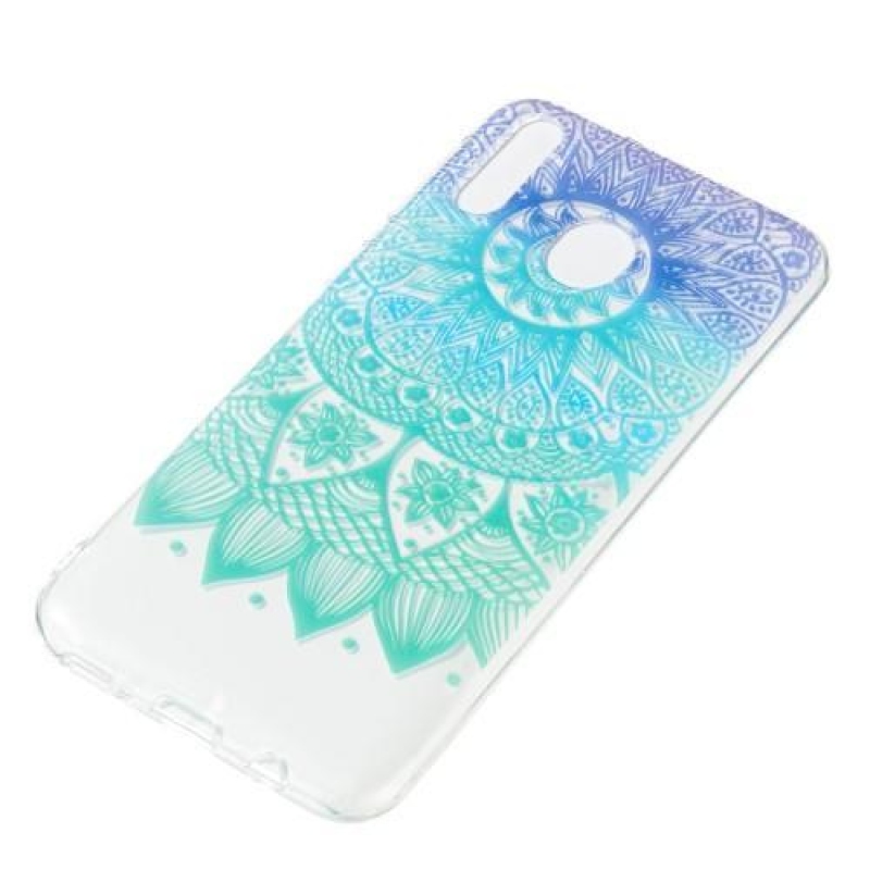 Patt zselés tok mobil Samsung Galaxy M20 - mandala virágok
