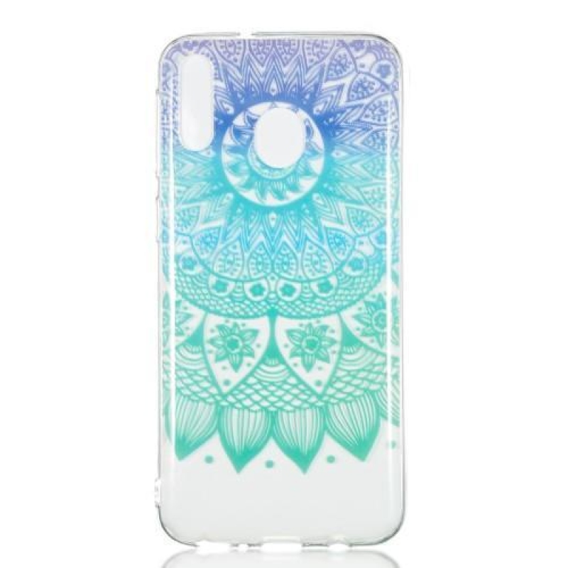 Patt zselés tok mobil Samsung Galaxy M20 - mandala virágok