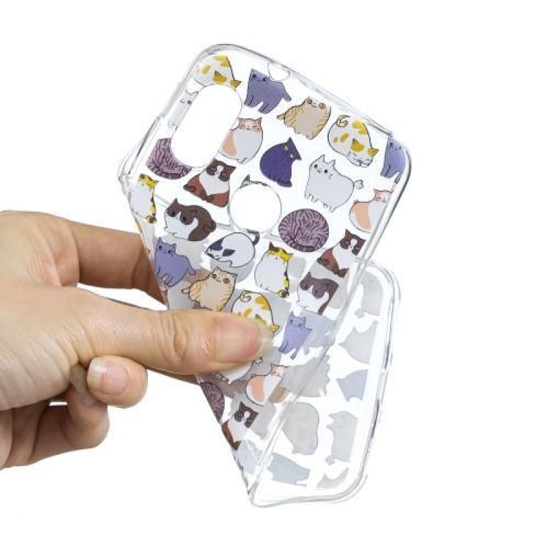Patt gél tok a Xiaomi Mi A2 Lite készülékhez - macskák