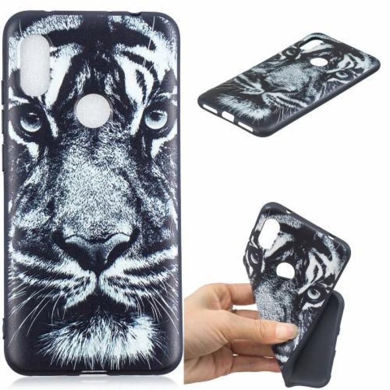 Patt gél tok Xiaomi Redmi Note 6 Pro - tigrishez