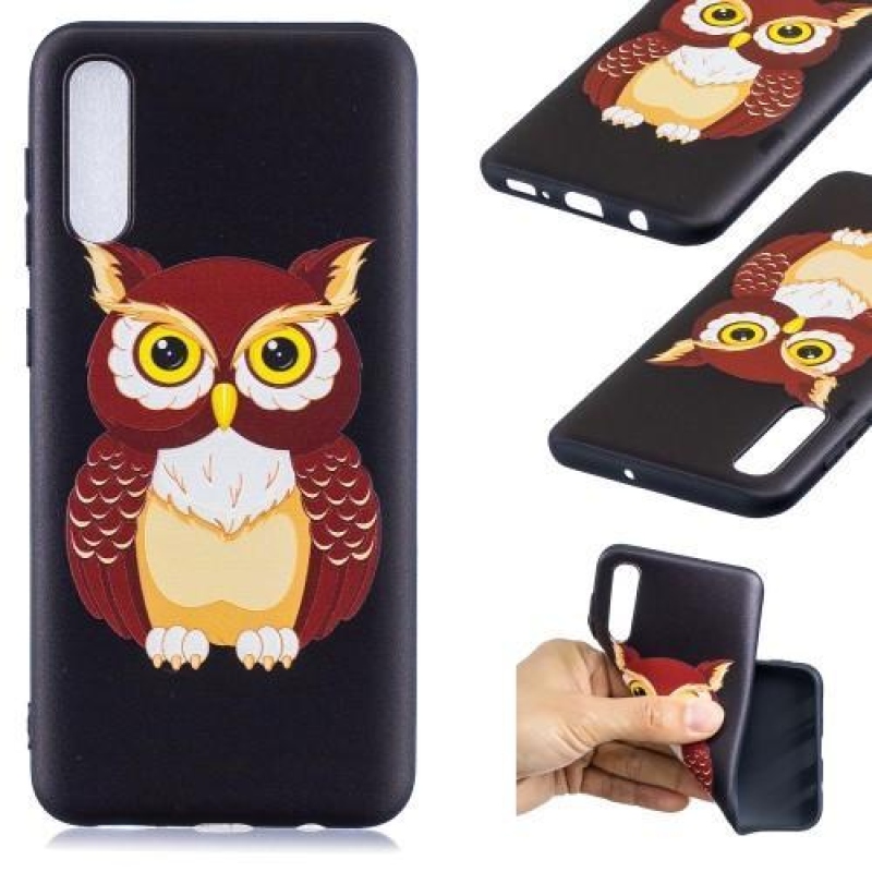 Patt gél tok Samsung Galaxy A50 / A30s készülékhez - bagoly