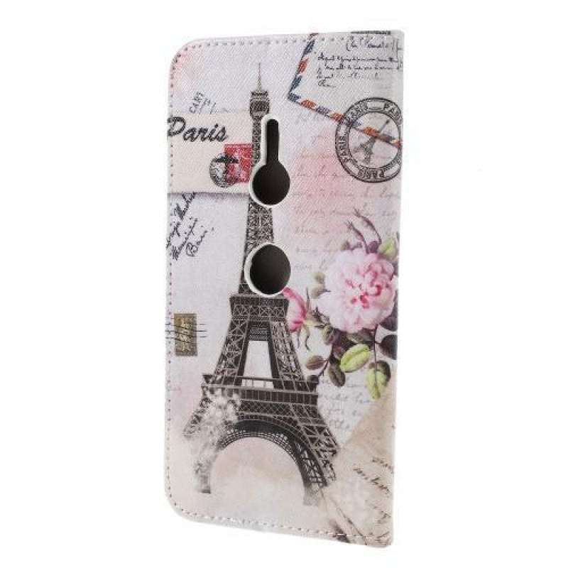 Patt PU bőr pénztárca tok Sony Xperia XZ3-hoz - Eiffel