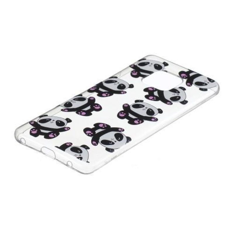 Patt szilikon borítás a Huawei Mate 20 Pro mobilhoz - pandák