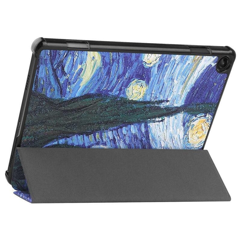 Patte intelligens pozicionáló tok Lenovo Tab M10 (3.Gen) - olajfestmény
