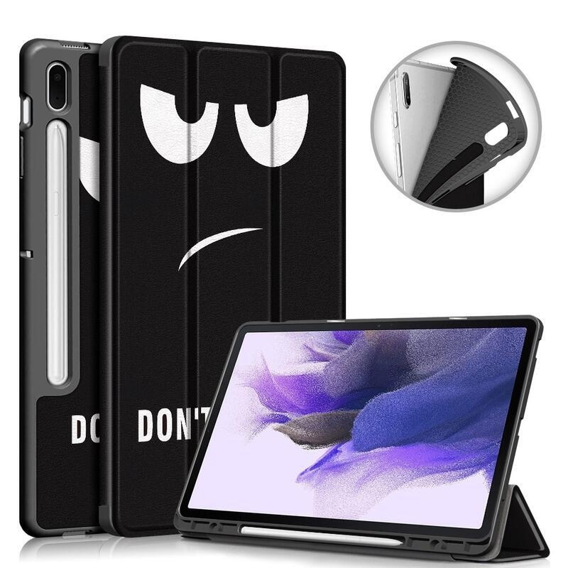 Patte smart PU bőr tablet tok Samsung Galaxy Tab S7 FE T736 - nem érintkezik