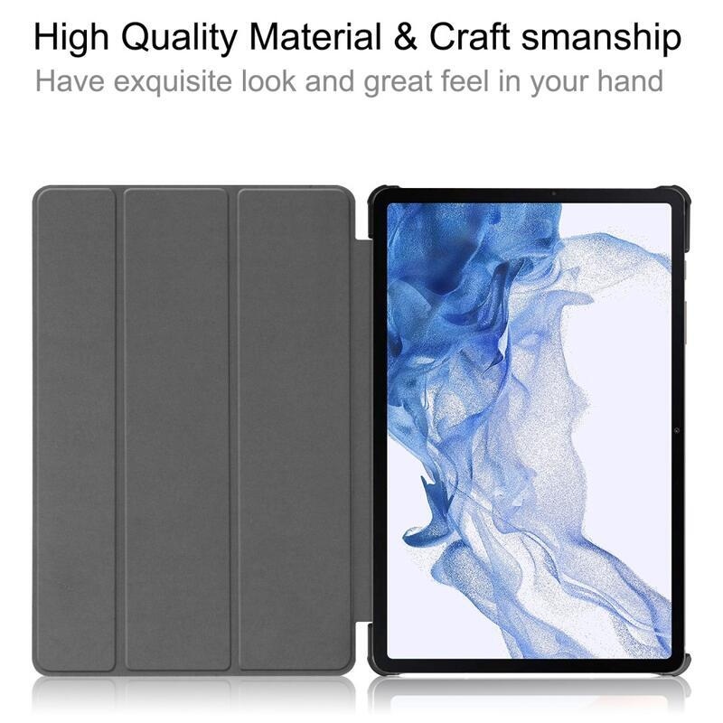 Patte smart PU bőr tablet tok Samsung Galaxy Tab S8 - Eiffel torony