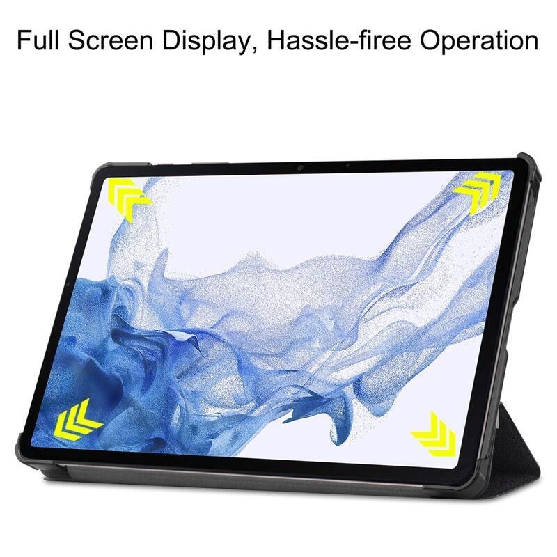 Patte intelligens PU bőr tok Samsung Galaxy Tab S8 tablethez - ne érintse meg