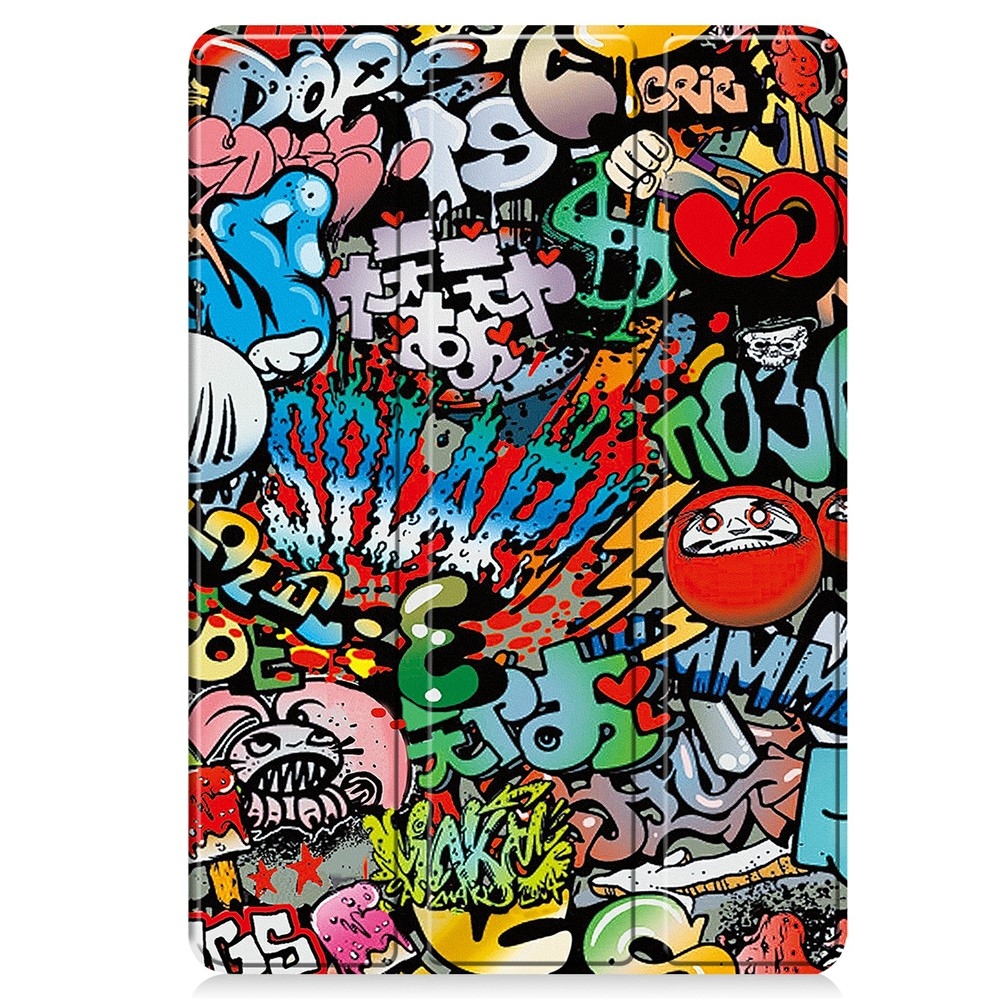 Patte intelligens záró tok Samsung Galaxy Tab S11 készülékhez - graffiti
