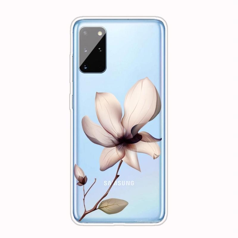 Patte zselés tok mobil Samsung Galaxy A41 - gyönyörű virág