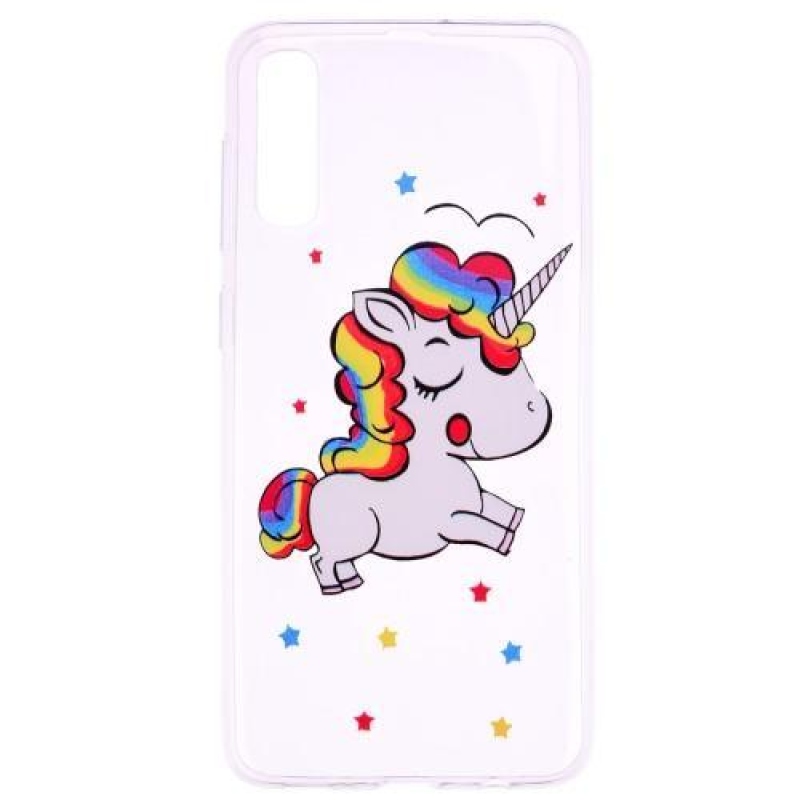 Zselés tok Samsung Galaxy A50 / A30s készülékhez - egyszarvú
