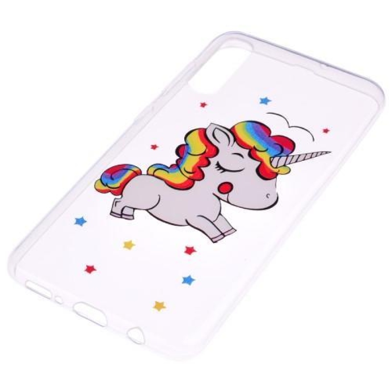 Zselés tok Samsung Galaxy A50 / A30s készülékhez - egyszarvú